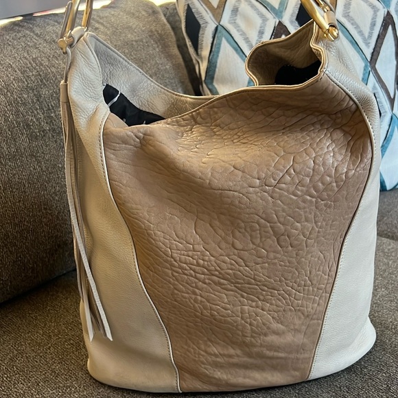 Kelsi Dagger Taupe Hobo Leather Bag
 Calf Leather Hobo Bag - Picture 4 of 15